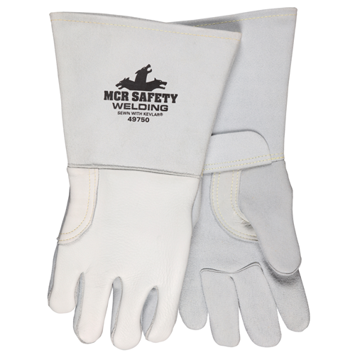 Pearl Grain Elkskin Welder Kevlar Sewn