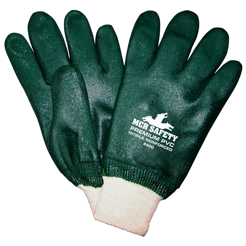 Green Sandy Pvc Knit Wrist Jersey
