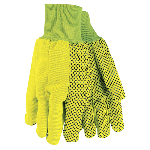 Yellow - Double Palm,dot,knit Wrist