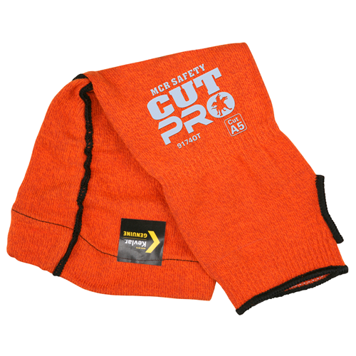 14 Orange Kevlar Slv W Gusset & Thumb