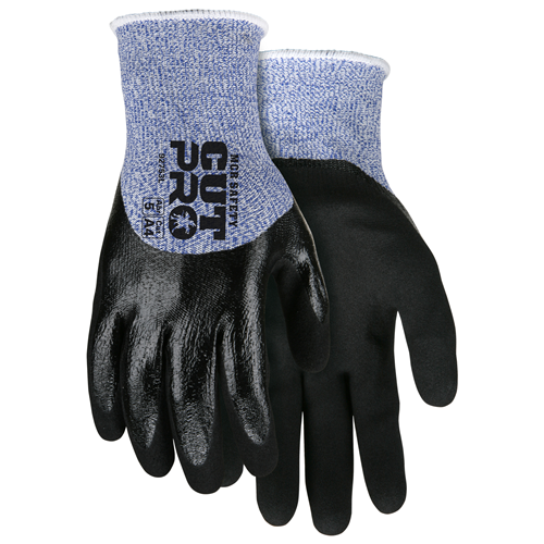 13 Ga Blue/White HPPE/Glass, Blk Nitrile