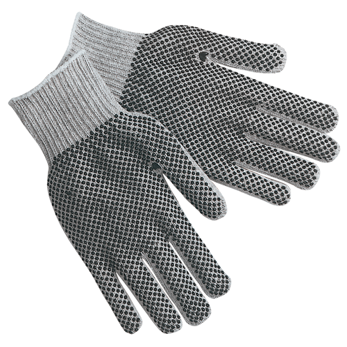 Cotton/Polyester 2 Dots Gray