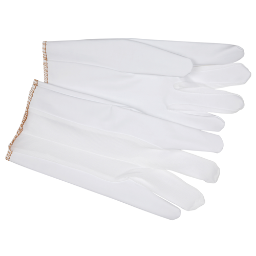 Ladies White Laminated , Nylon Back