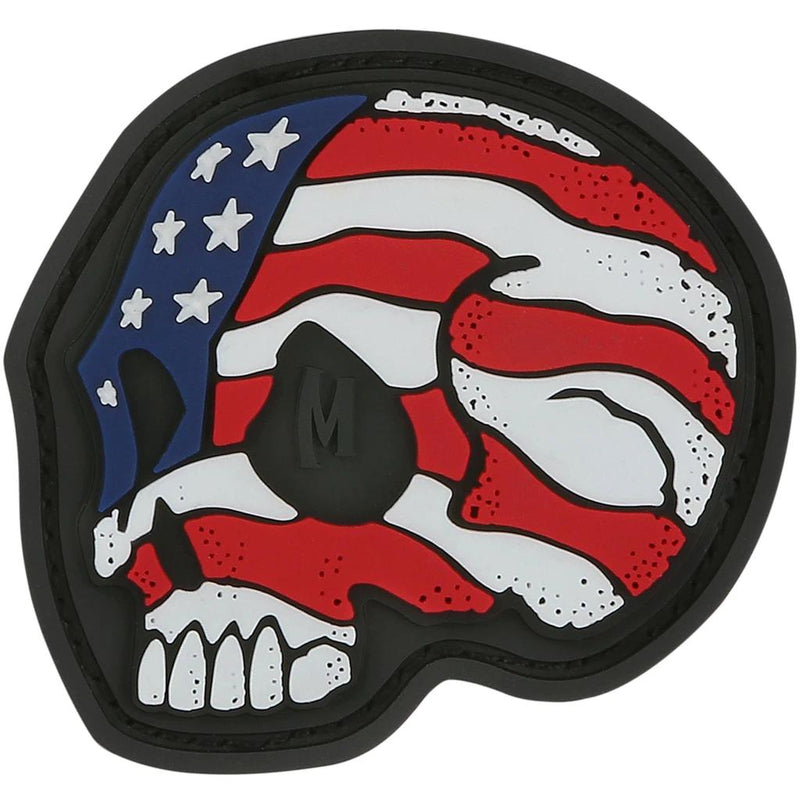 Stars And Stripes Skull 1.6 X 1.5 (full Color)