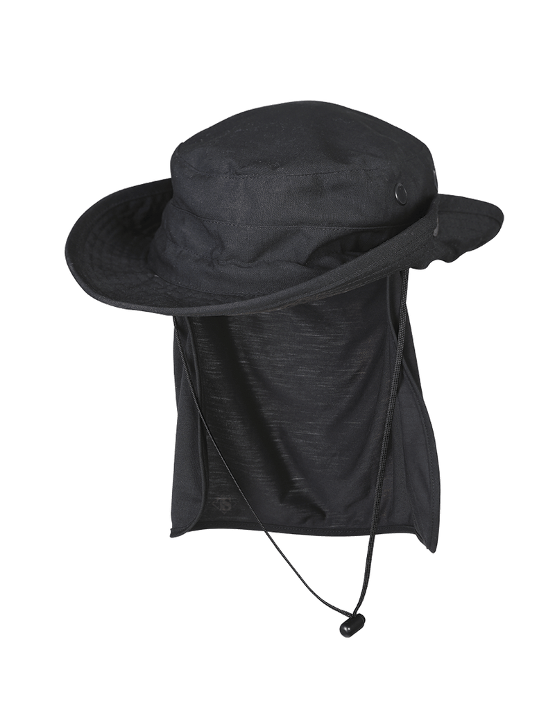 Boonie, Tru Blk 2.5 P/c R/s W/neck Protector, Osfm