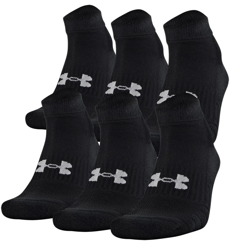 Unisex UA Training Cotton Low Cut 6-Pack Socks