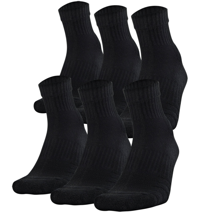 Unisex UA Training Cotton Quarter 6-Pack Socks