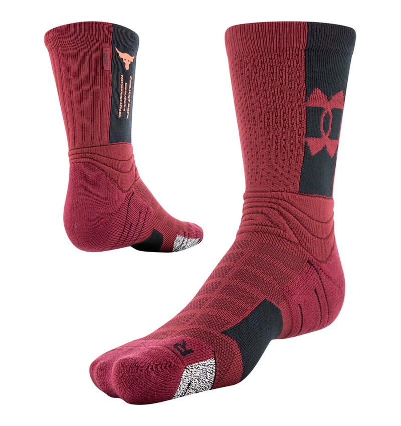 Unisex Ua Playmaker Project Rock Crew Socks