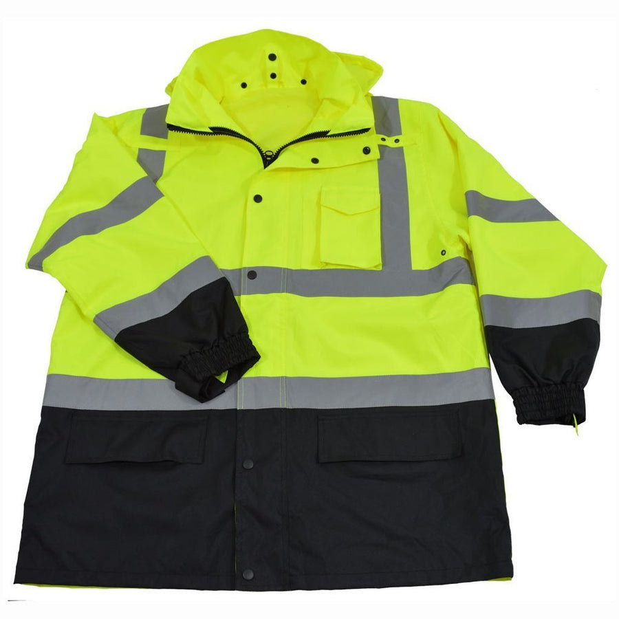 Fristads Kansas Workwear 119626 High Viz Airtech Winter Jacket, Hi-vis Red/ Black - View #13