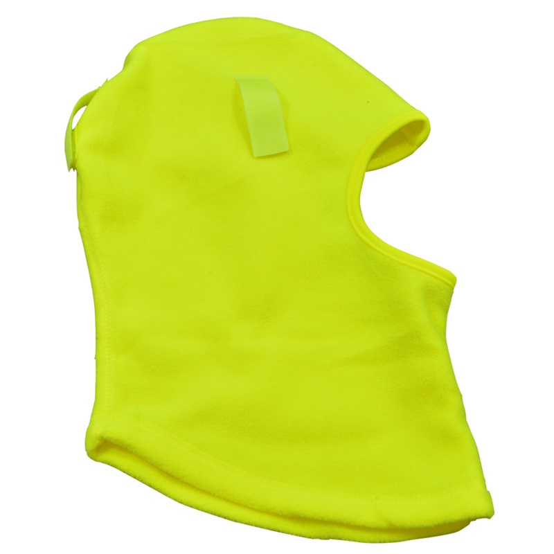 Petra Roc LMSK-S1 Balaclava Fleece Ski Mask & Hardhat Liner, Lime