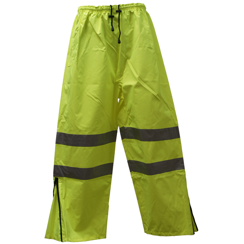 LPP-CE ANSI Class E Waterproof Draw String Rain Pants, Expanded View