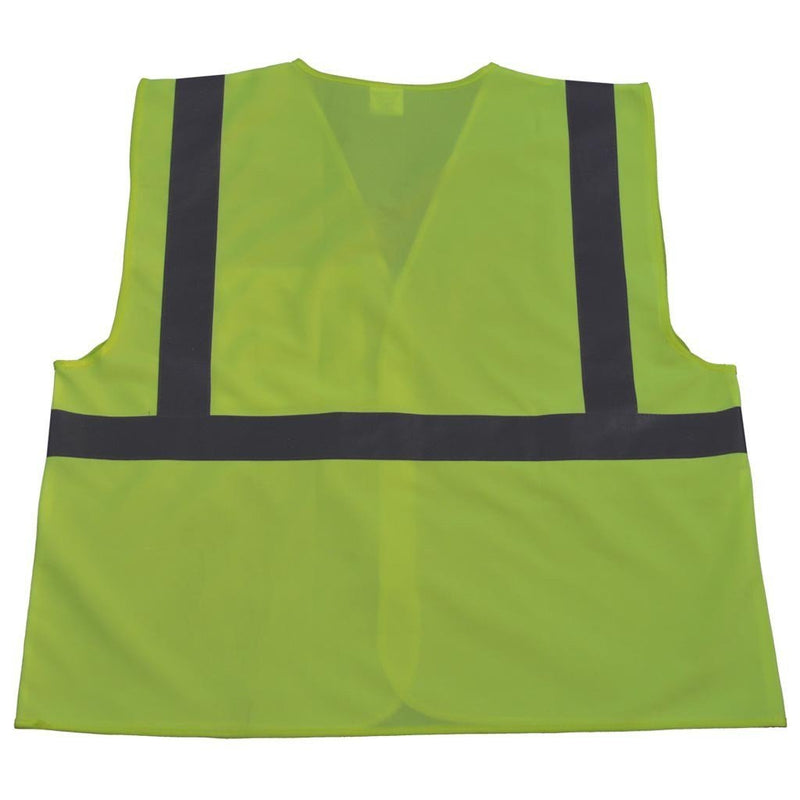 Petra Roc LV2-EC/LVM2-EC ANSI Class 2 Economy Safety Vest with Velcro Closure, Solid Back