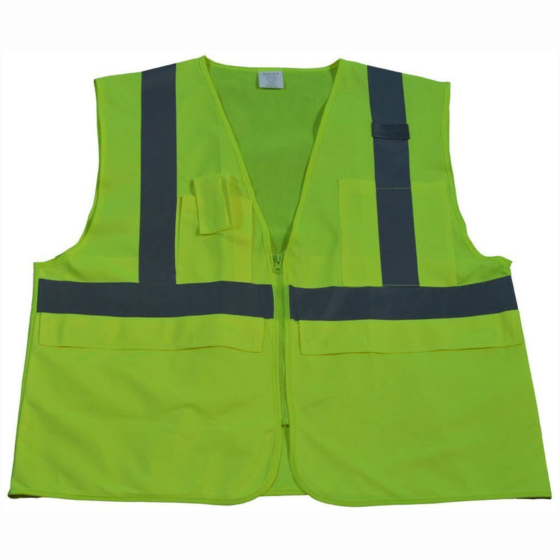 Petra Roc LV2-SUV/LVM2-SUV ANSI 5-Pocket Deluxe Surveyor’s Safety Vest, Solid Front