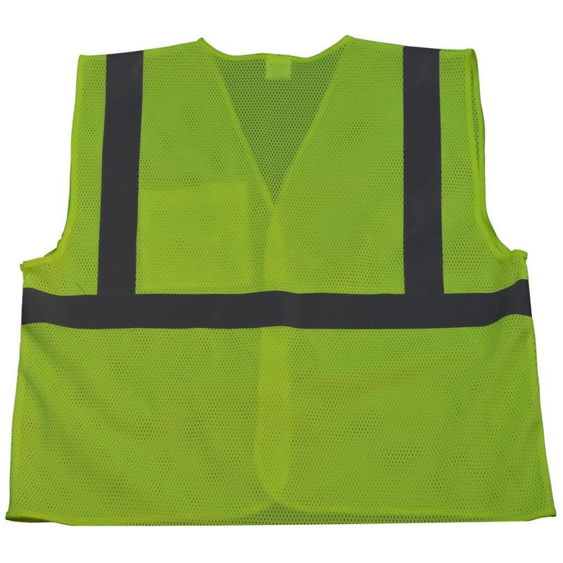 Petra Roc LV2-EC/LVM2-EC ANSI Class 2 Economy Safety Vest with Velcro Closure, Mesh Back