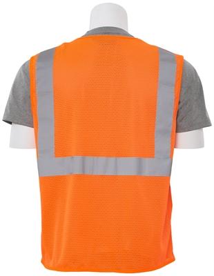 ERB S169 ANSI Class 2 Mesh Surveyor Vest with Zipper