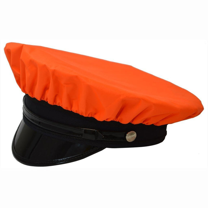 Petra Roc OBRV-CAP Orange/Black Reversible Waterproof Hi-Vis Hat Cover for Traditional 8-Point Hat