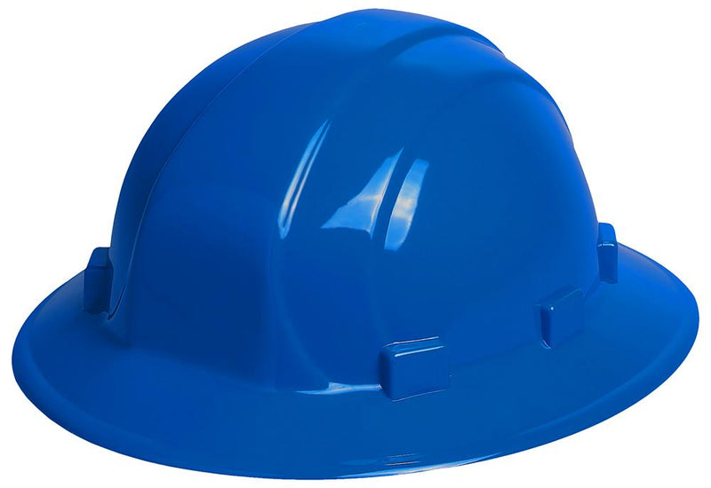 ERB Omega II Full Brim Hard Hat with 6-Point Ratchet Suspension