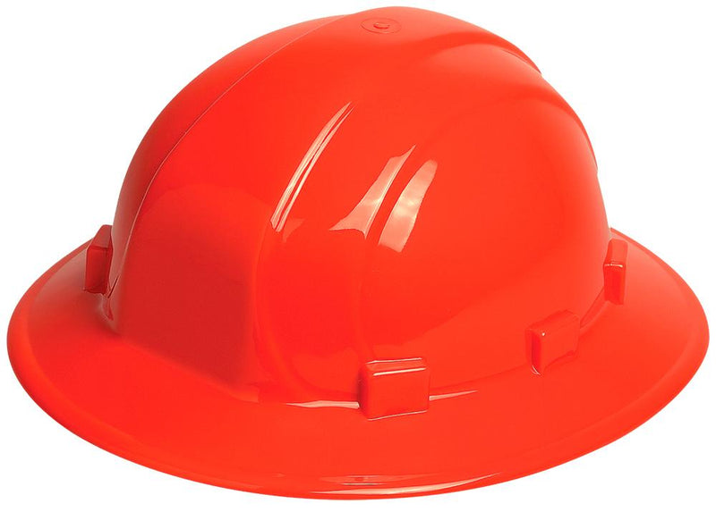 ERB Omega II Full Brim Hard Hat with 6-Point Ratchet Suspension