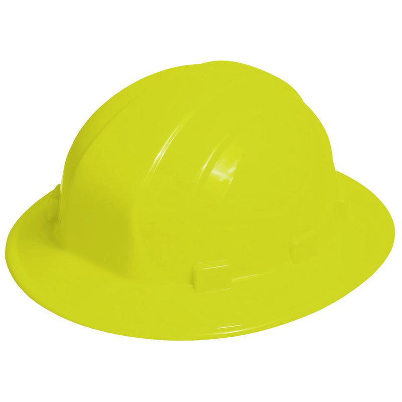 ERB Omega II Full Brim Hard Hat with 6-Point Ratchet Suspension