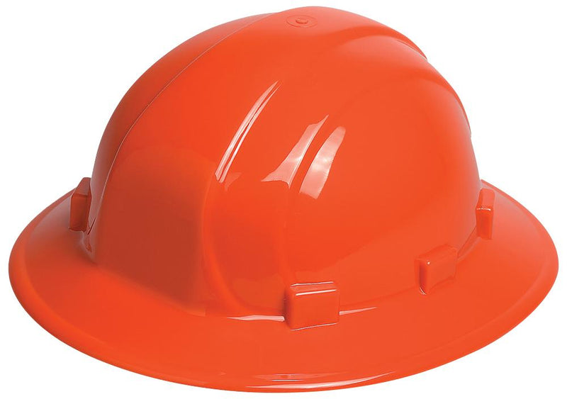 ERB Omega II Full Brim Hard Hat with 6-Point Ratchet Suspension