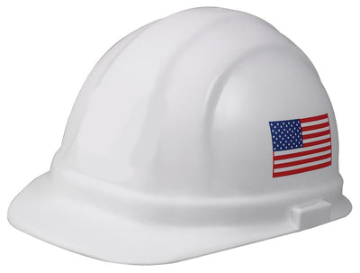 ERB Omega II Hard Hat with 6-Point Nylon Ratchet Suspension