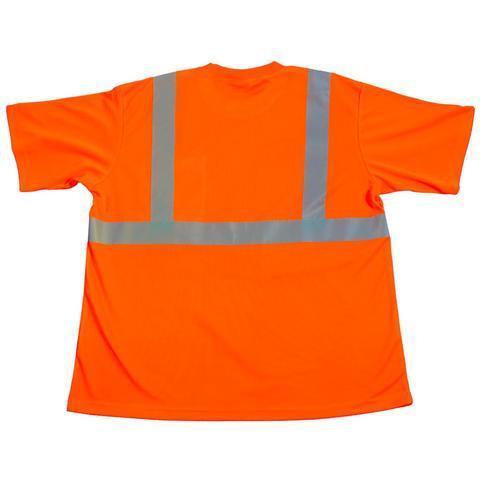 Petra Roc OTS2 ANSI/ISEA 107-2010 Class 2 Orange T-Shirt, Back