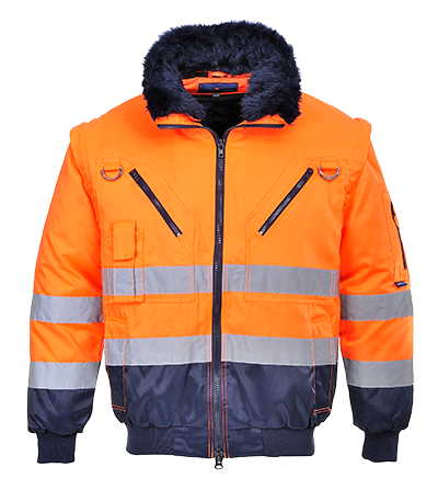 Portwest UPJ50 Hi-Vis 3-in-1 Pilot Jacket