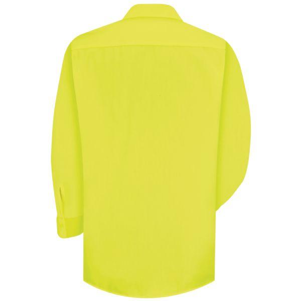 Red Kap SS14 Long Sleeve Enhanced Visibility Work Shirt