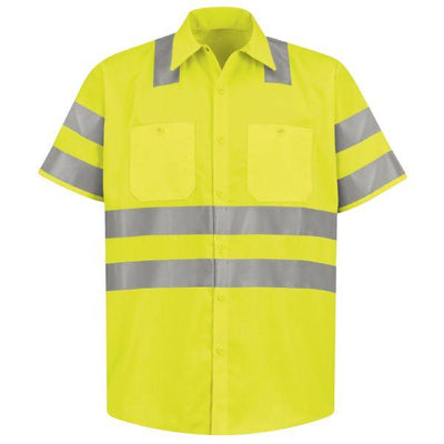 Red Kap SS24 Hi-Visibility Short Sleeve Work Shirt