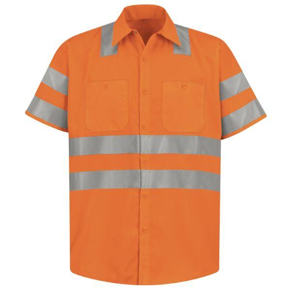 Red Kap SS24 Hi-Visibility Short Sleeve Work Shirt