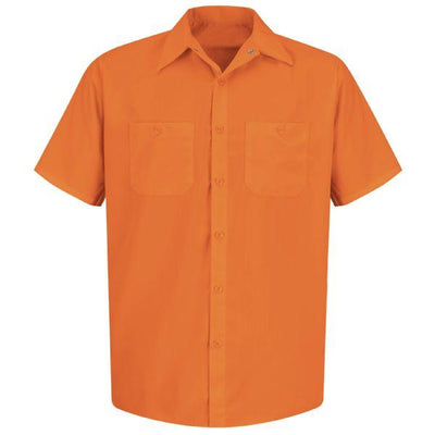 Red Kap SS24 Short Sleeve Enhanced Visibility Work Shirt