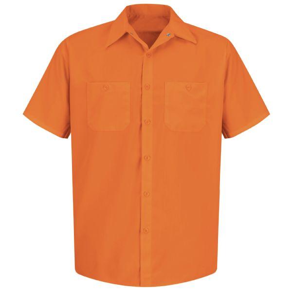 Red Kap SS14 Long Sleeve Enhanced Visibility Work Shirt