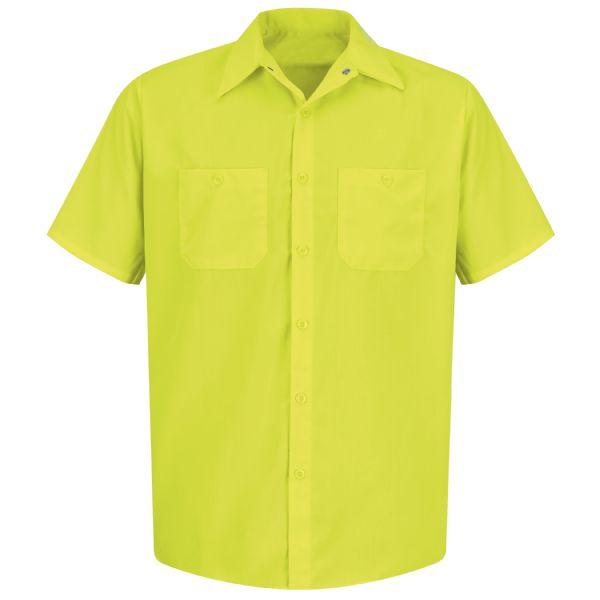 Red Kap SS24 Short Sleeve Enhanced Visibility Work Shirt