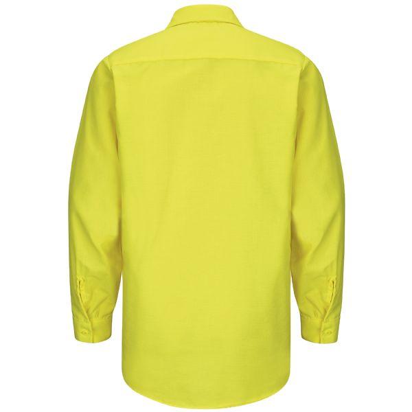 Red Kap SY14YE Long Sleeve Enhanced Visibility Ripstop Work Shirt