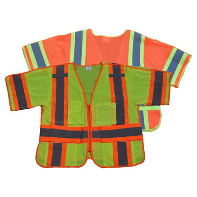 Petra Roc ANSI Class 3 Two Tone Deluxe Breakaway Safety Vest