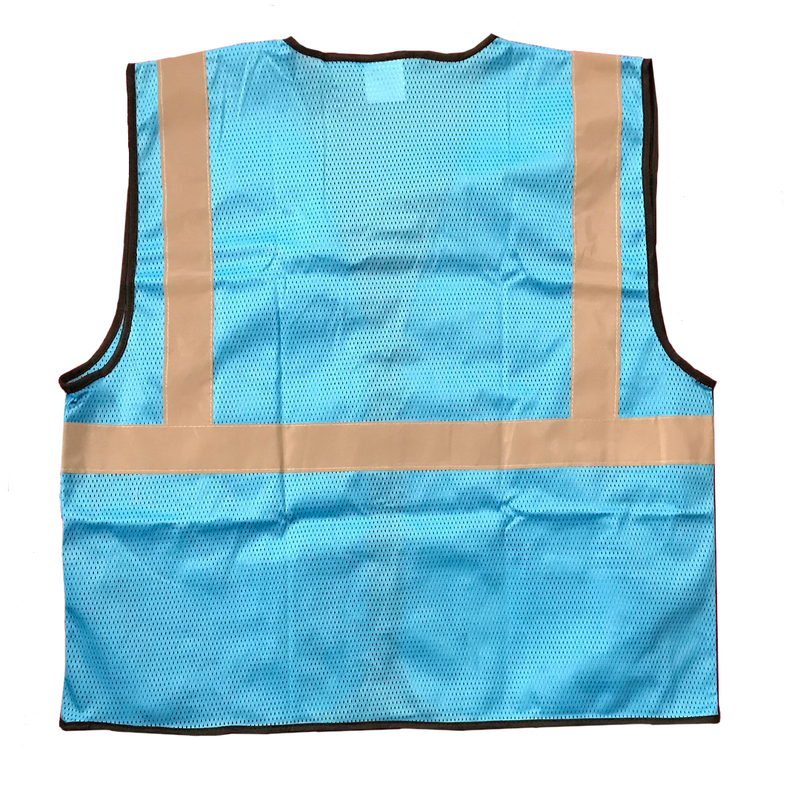 Petra Roc BVM-S1 Enhanced Visibility Blue Mesh Safety Vest