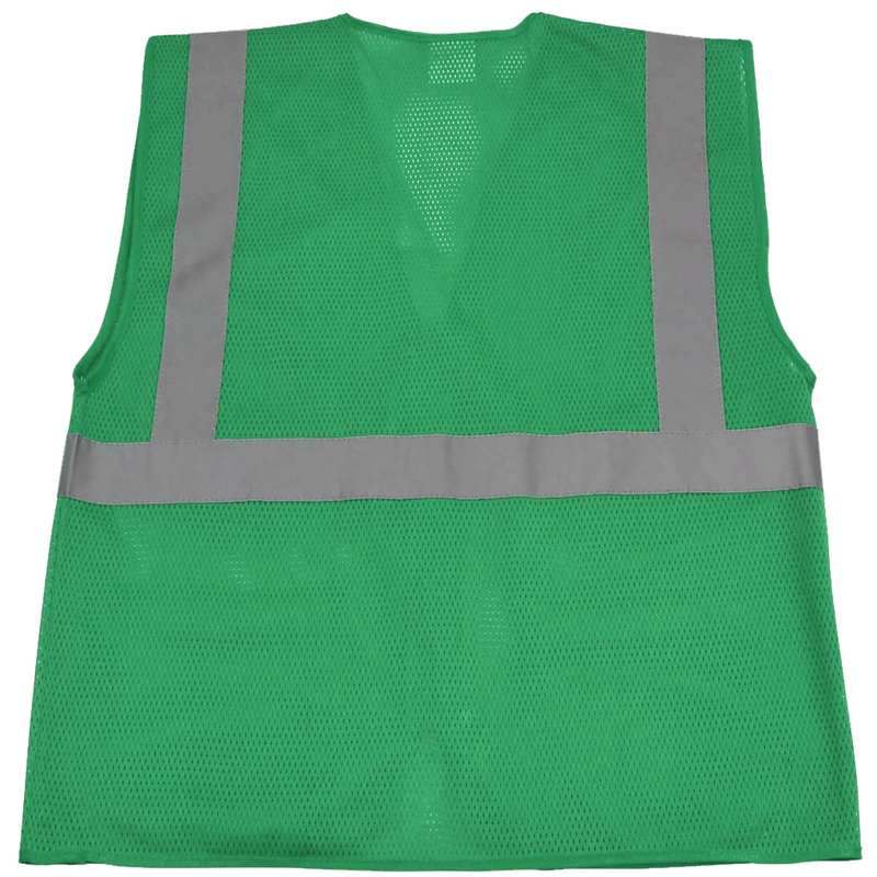 Petra Roc GVM-S1 Enhanced Visibility Green Mesh Safety Vest