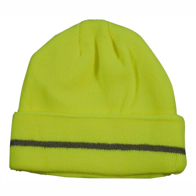Petra Roc LBE-S1 Lime High Visibility Reflective Beanie Hat