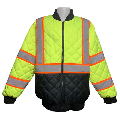 Petra Roc LOCQBJ-C3 Class 3 Two Tone Hi Vis Quilted Jacket