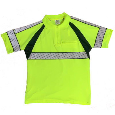 Petra Roc LPS2-LUX Class 2 Hi Vis Two Tone Polo Shirt