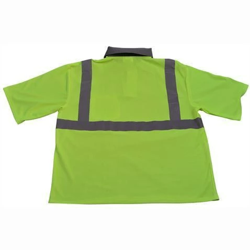 Petra Roc LPSS2 ANSI Class 2 Lime Mesh Short Sleeve Polo Shirt