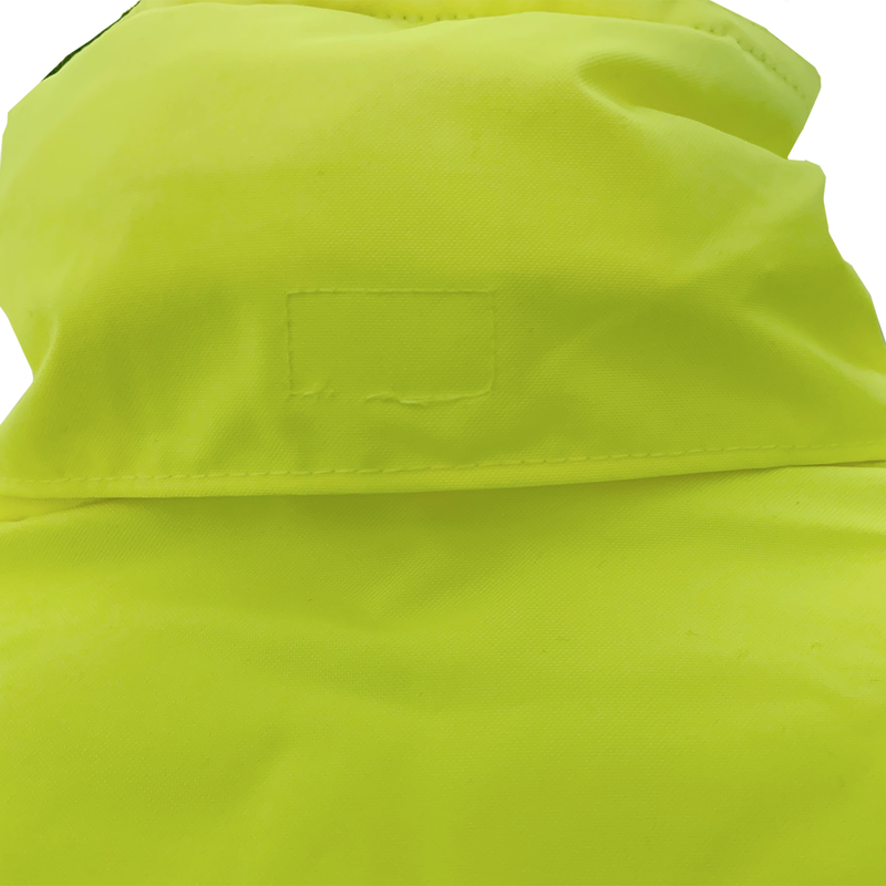 Petra Roc LQBBJ-C3 ANSI Class 3 Waterproof Bomber Jacket with Sewn In Quilted Liner, Lime/Black