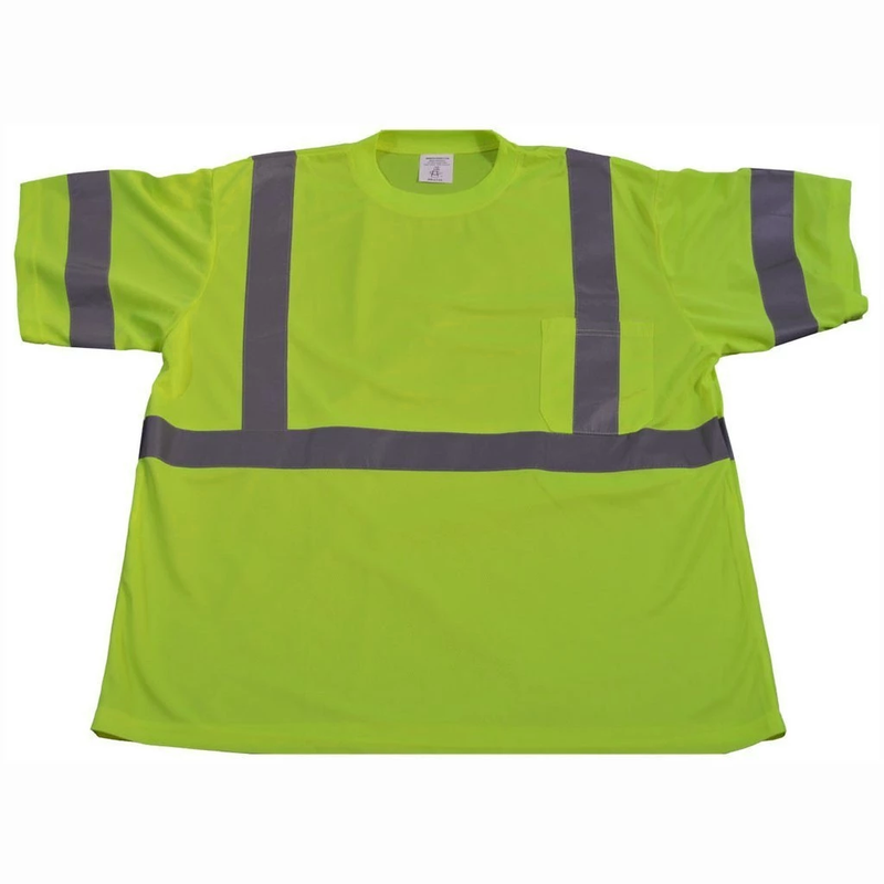 Petra Roc LTS3 ANSI Class 3 Lime High Visibility T-Shirt