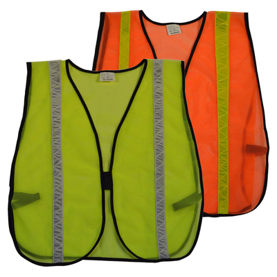 Petra Roc LVM-HG/OVM-HG ANSI Non-Rated Mesh Safety Vest, High Gloss Tape