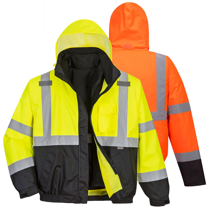 Portwest US363 Hi-Vis Two-Tone Bomber Jacket