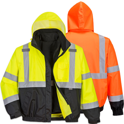 Portwest US365 Hi-Vis Premium 3-in-1 Bomber Jacket