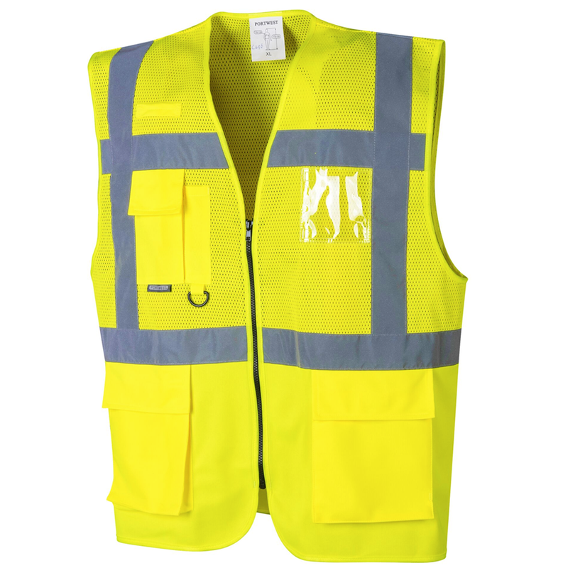 Portwest UC496 Madrid Executive Mesh Vest