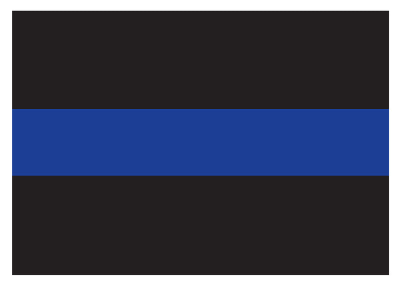 Rothco Thin Blue Line Decal