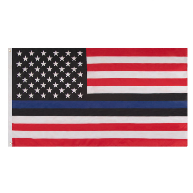 Rothco Red, White, and Blue Thin Blue Line US Flag - 3&