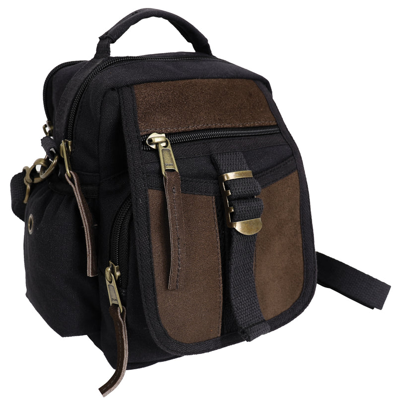 Rothco Canvas & Leather Travel Shoulder Bag